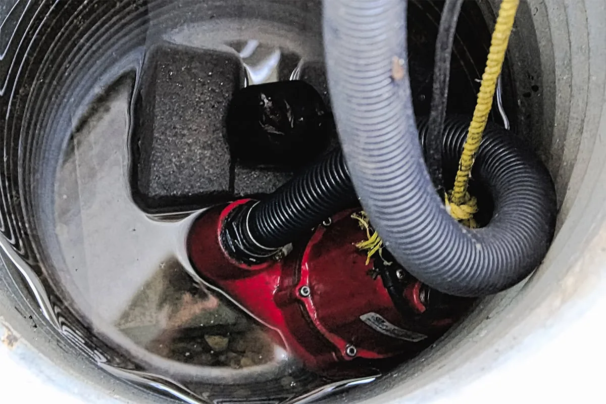 Sewer ejector pump system