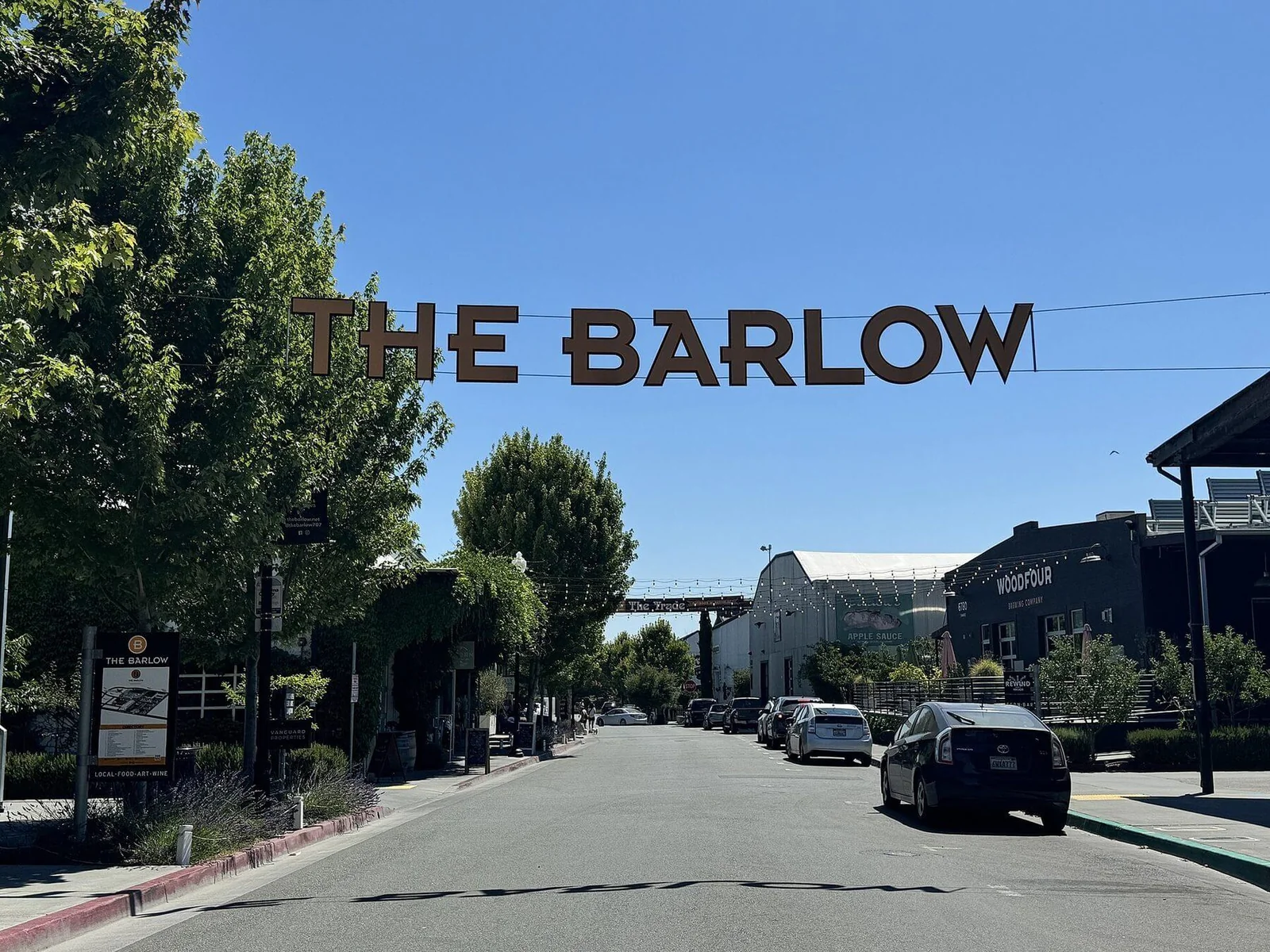 The Barlow district in downtown Sebastopol, Sonoma County