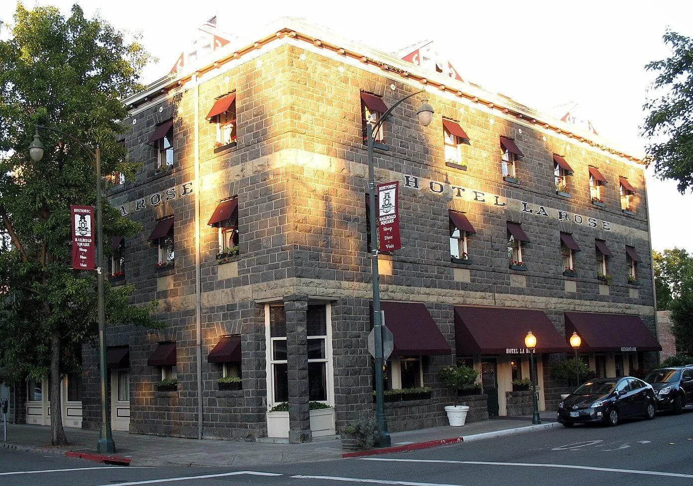 Hotel La Rose at Fifth and Wilson streets in Santa Rosa, Sonoma County