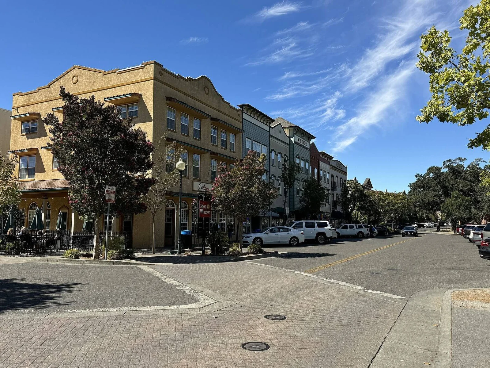 Downtown Windsor at the Town Green in Sonoma County