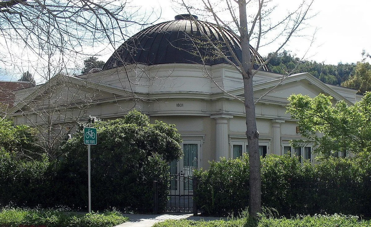 The San Rafael Improvement Club building on Fifth Avenue, a National Register listed property