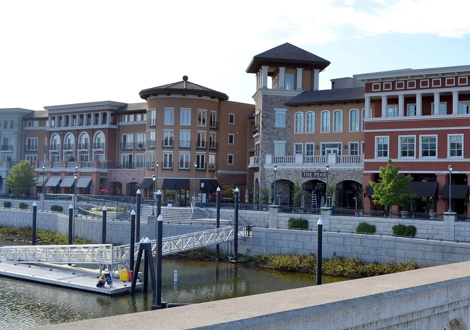 The city of Napa along the Napa River