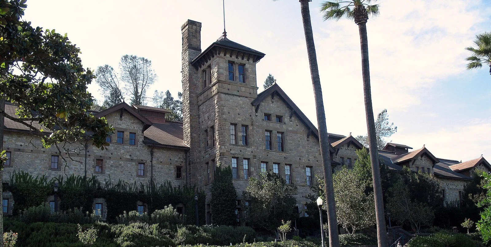 Greystone Cellars on Main Street in St. Helena, Napa County