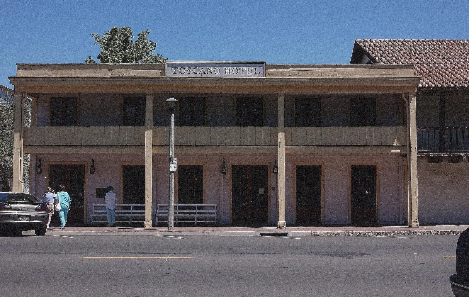 The Toscano Hotel, built in the 1850s, in Sonoma State Historic Park