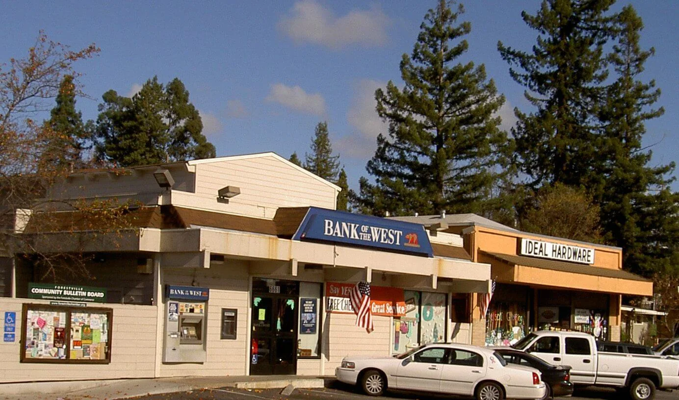 Forestville, California, in Sonoma County
