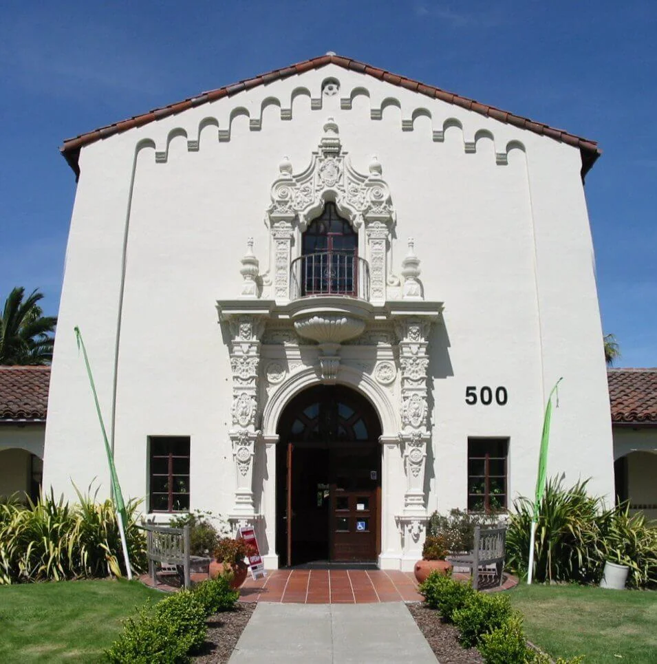 The former Hamilton Air Force Base headquarters building in Novato