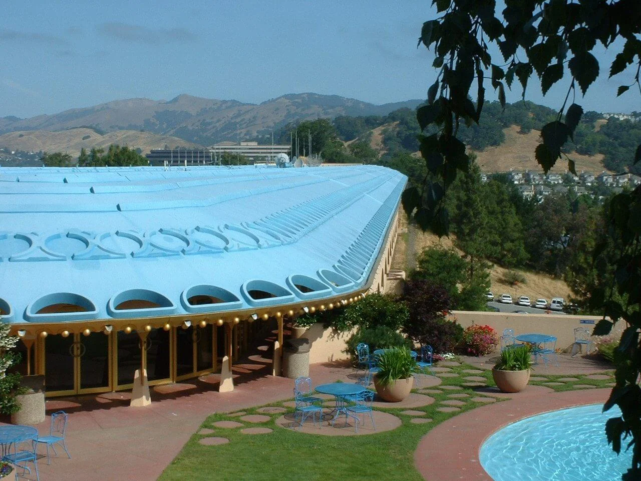 The Marin County Civic Center in San Rafael, designed by Frank Lloyd Wright