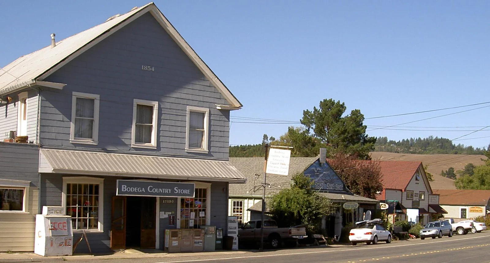 The general store on the main road through Bodega, Sonoma County