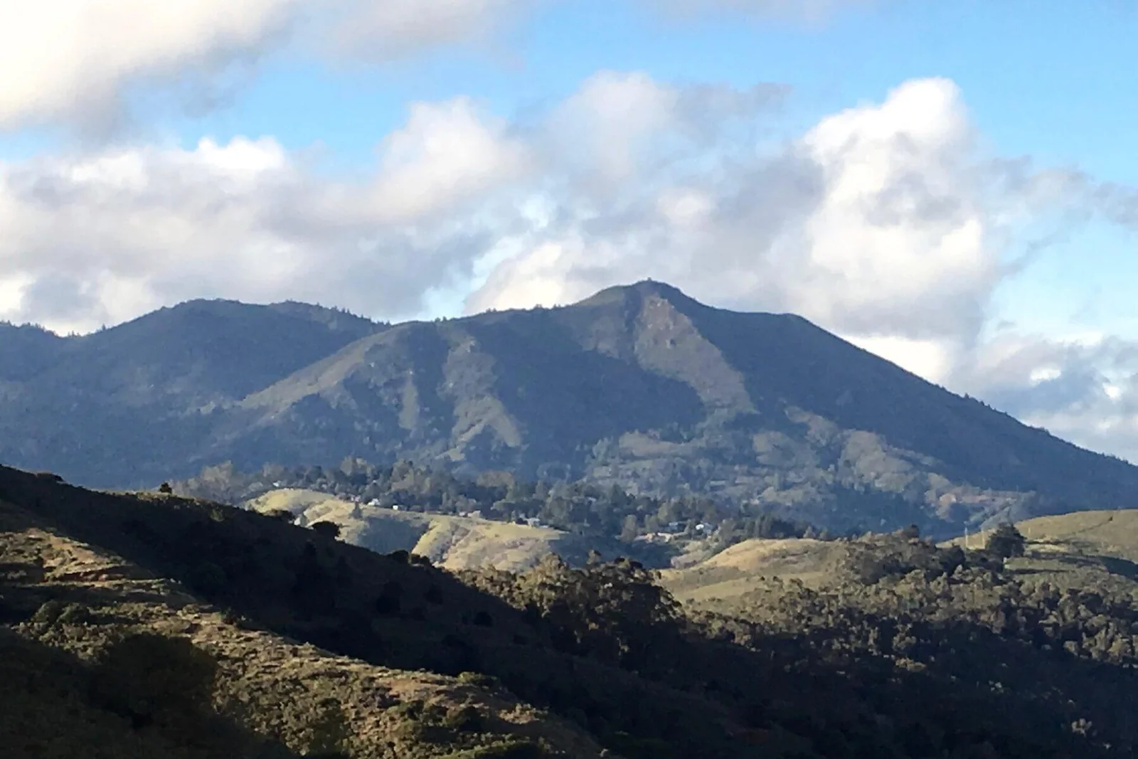 Mount Tamalpais viewed from the south in Marin County