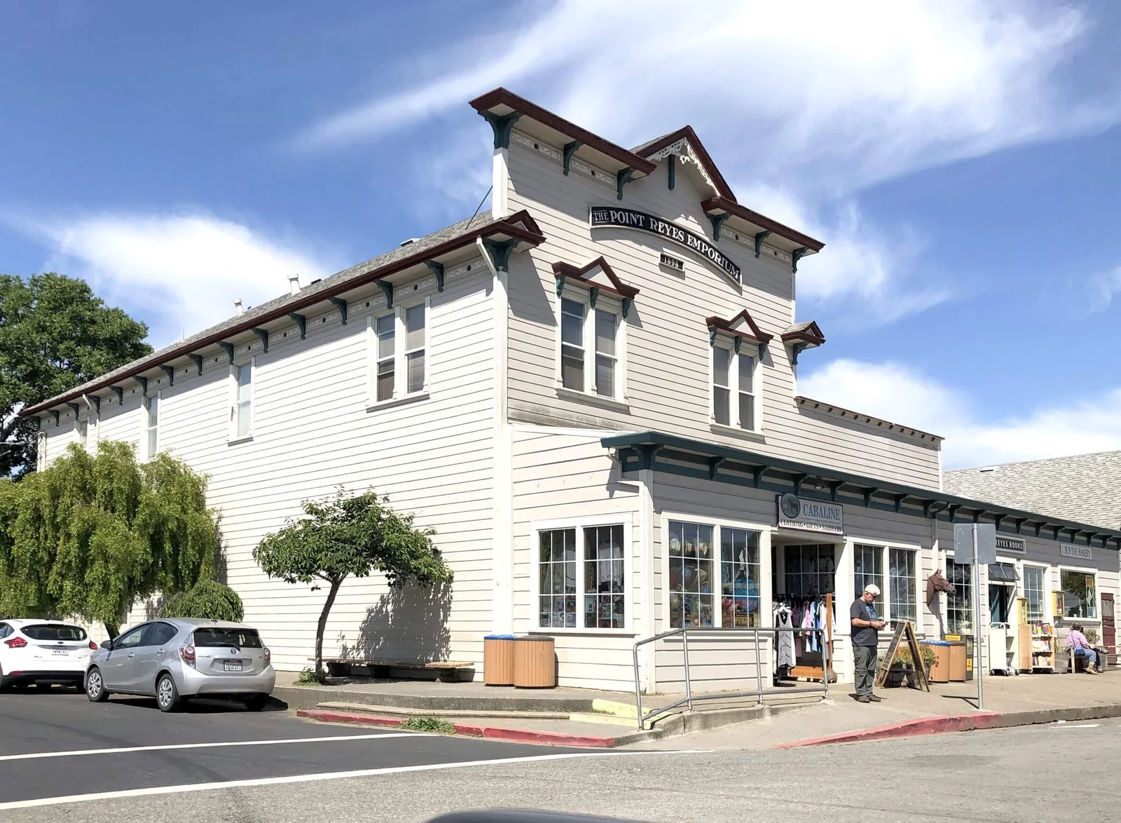 The Emporium building on Main Street in Point Reyes Station, Marin County