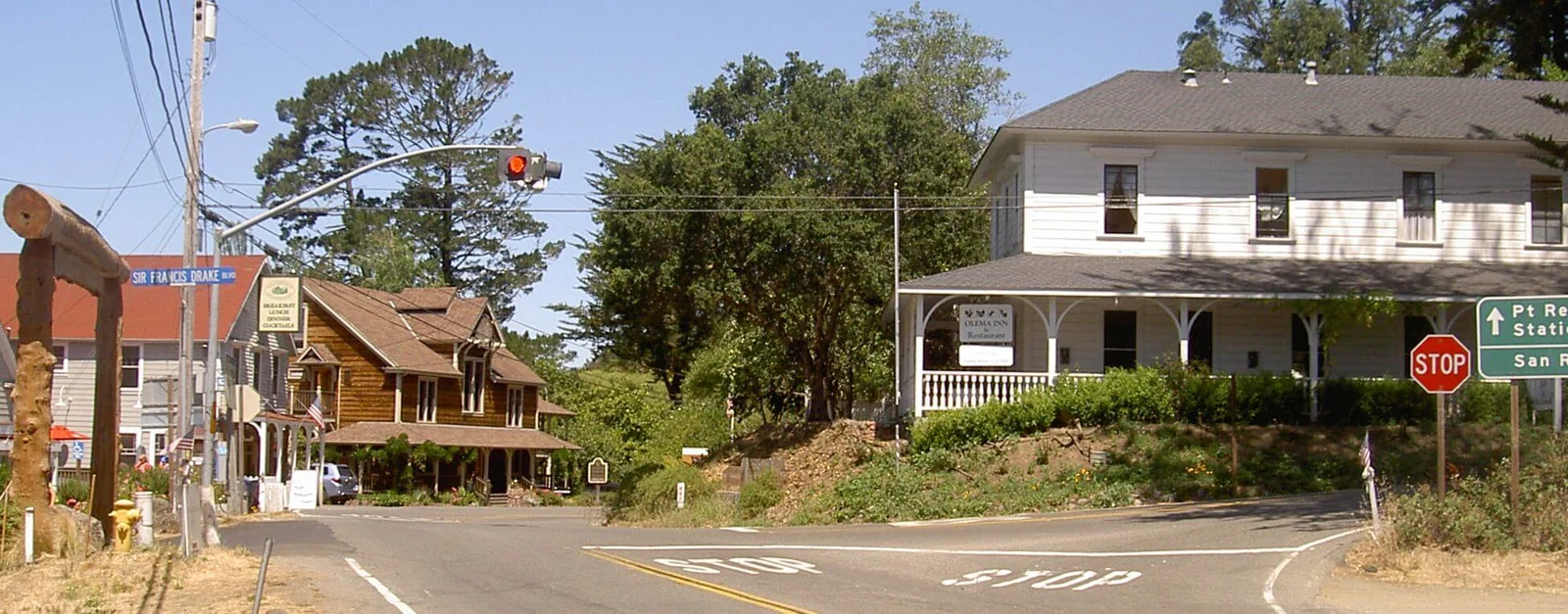 Olema, California, in Marin County
