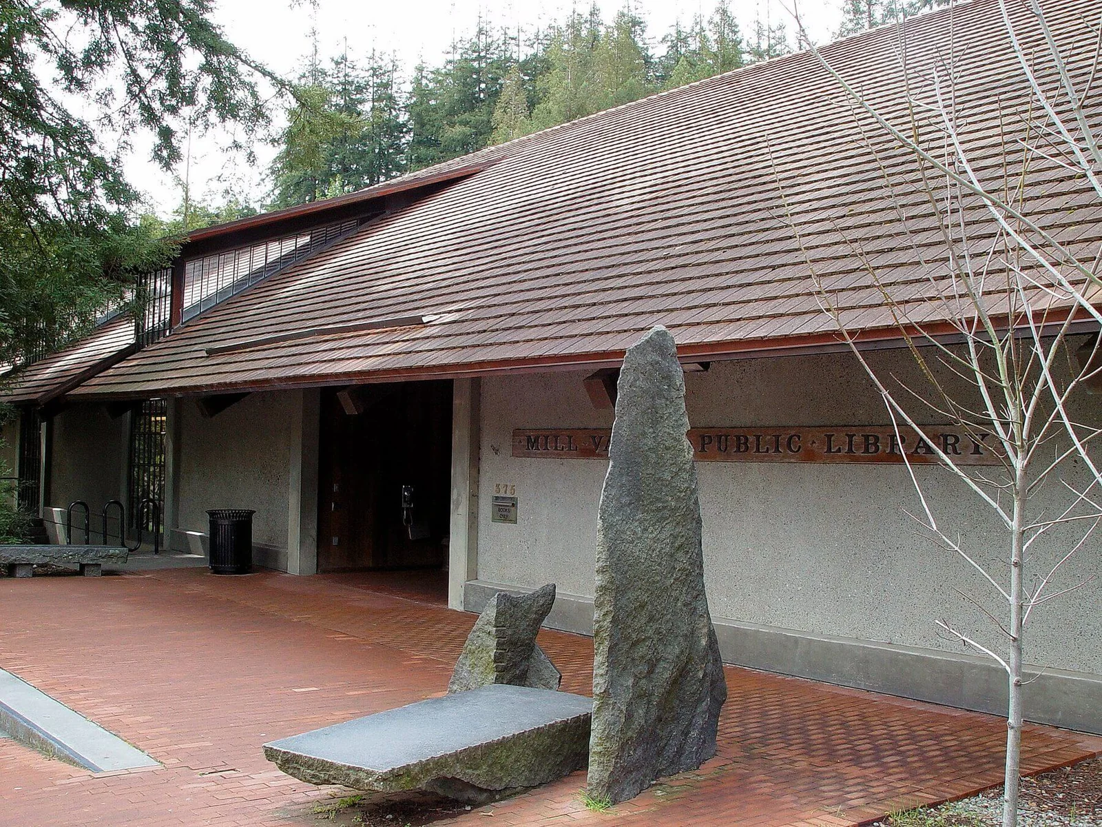 The Mill Valley Public Library in Mill Valley, California