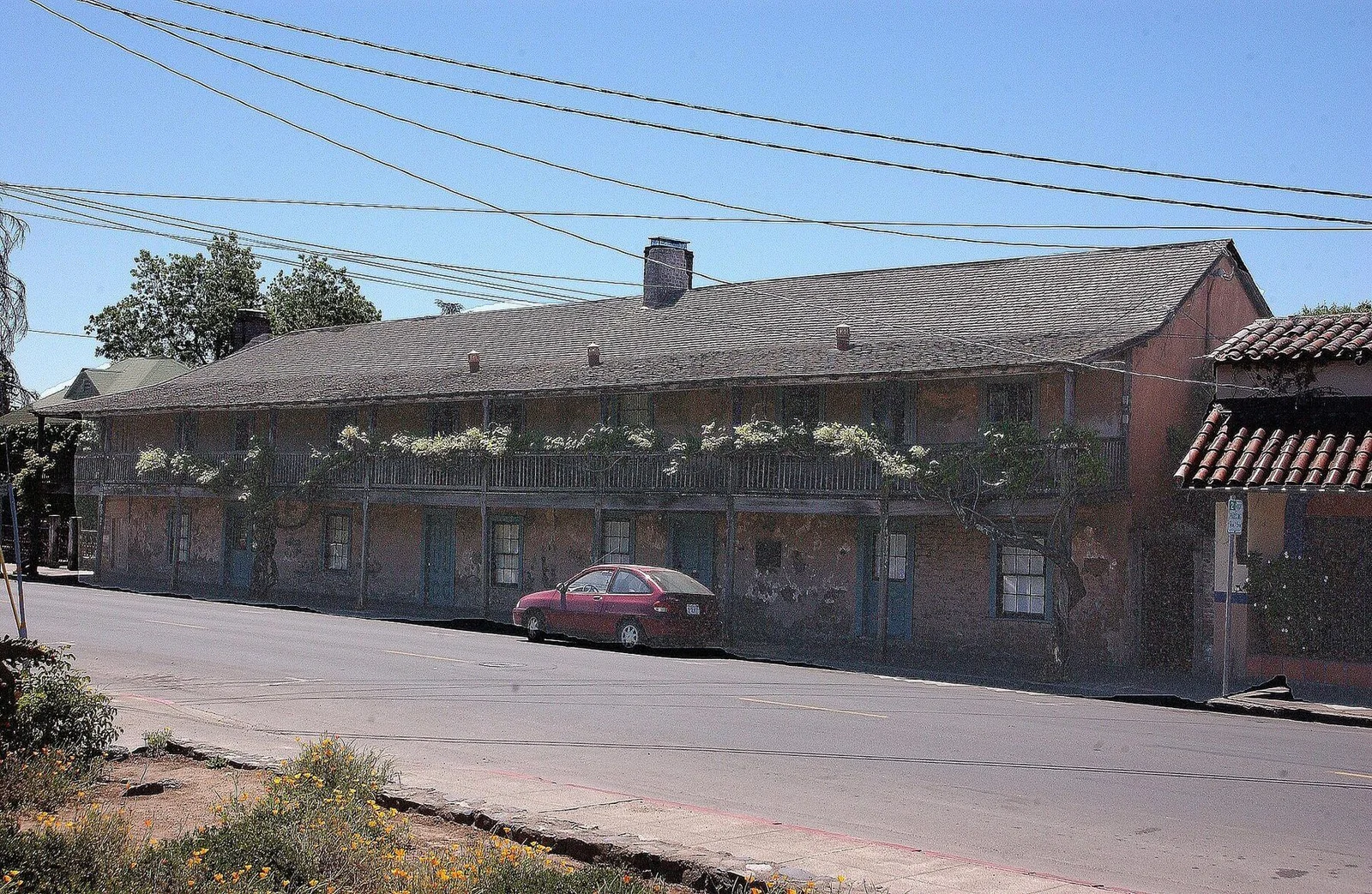 The Blue Wing Inn, an early adobe in Sonoma State Historic Park