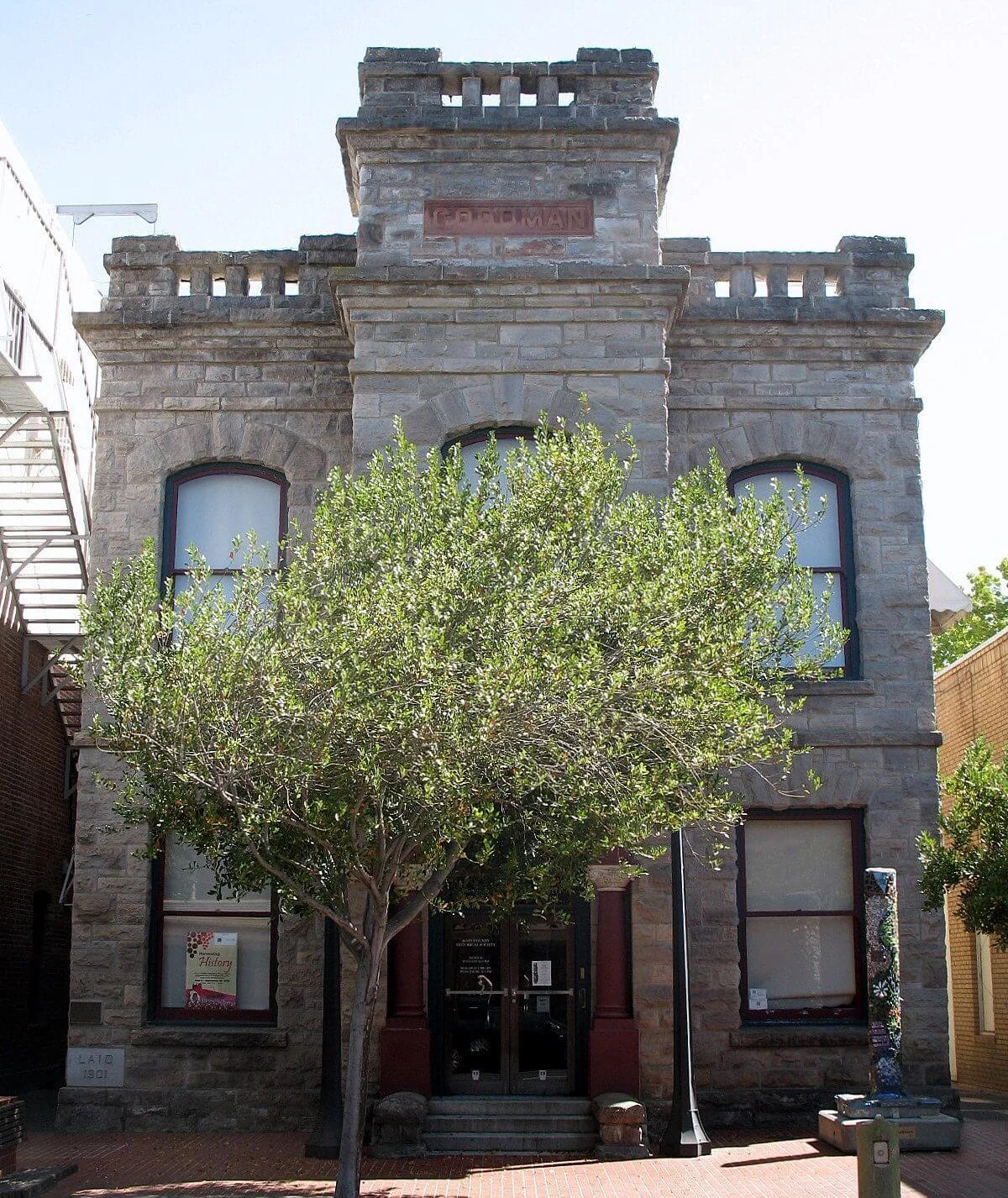 The Goodman Library on First Street in downtown Napa