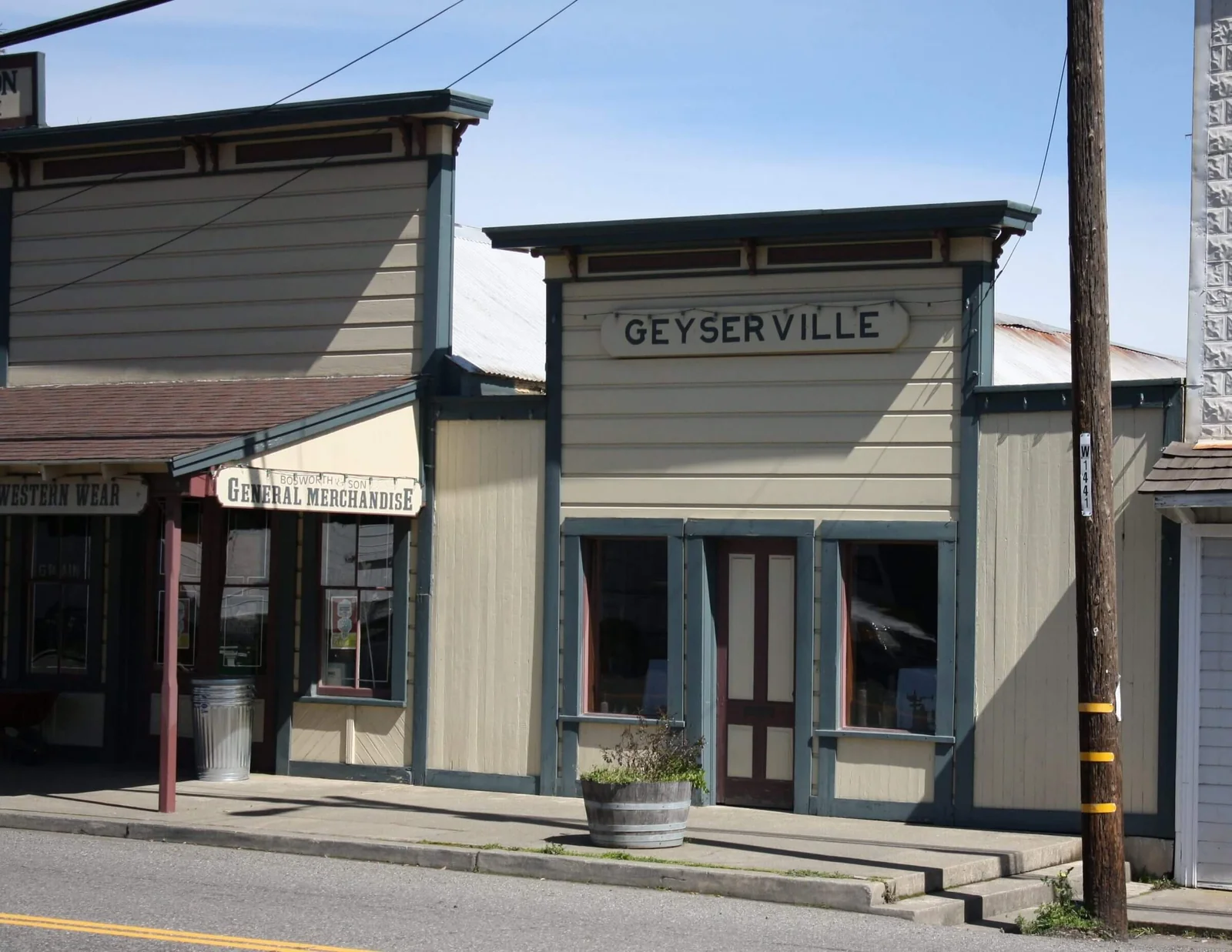 Geyserville, California, in Sonoma County