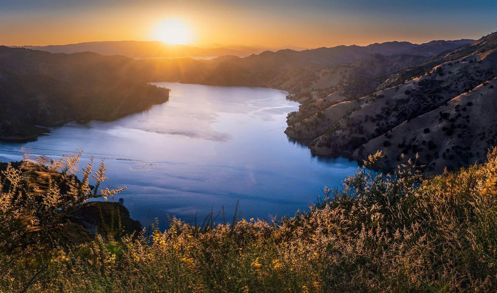 Lake Berryessa in the Berryessa Snow Mountain National Monument, Napa County
