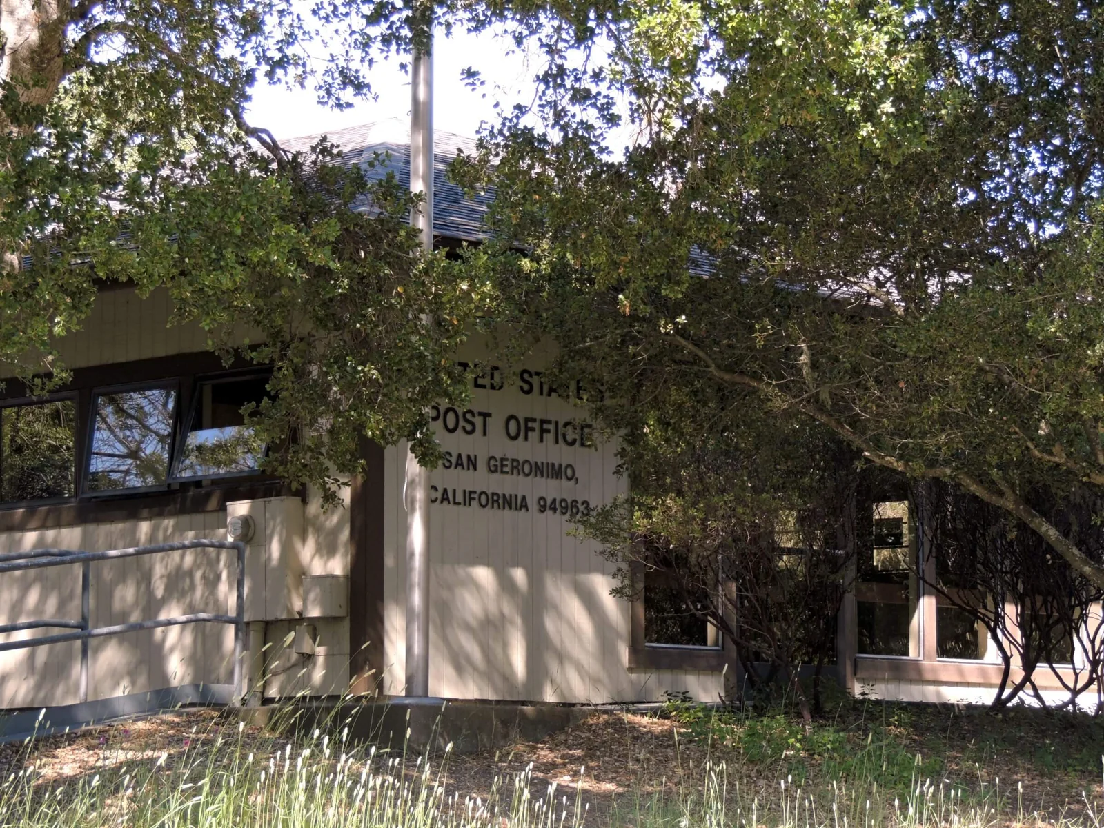 The United States Post Office in San Geronimo, Marin County