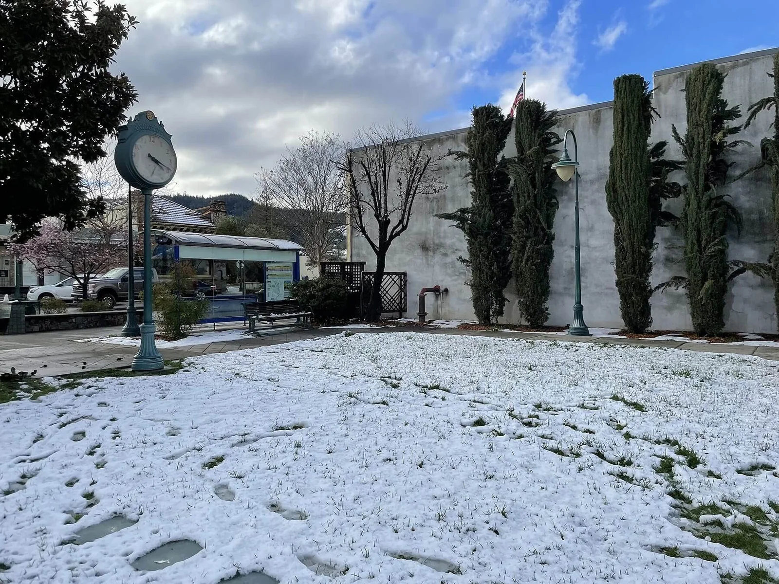 Downtown Cloverdale in northern Sonoma County
