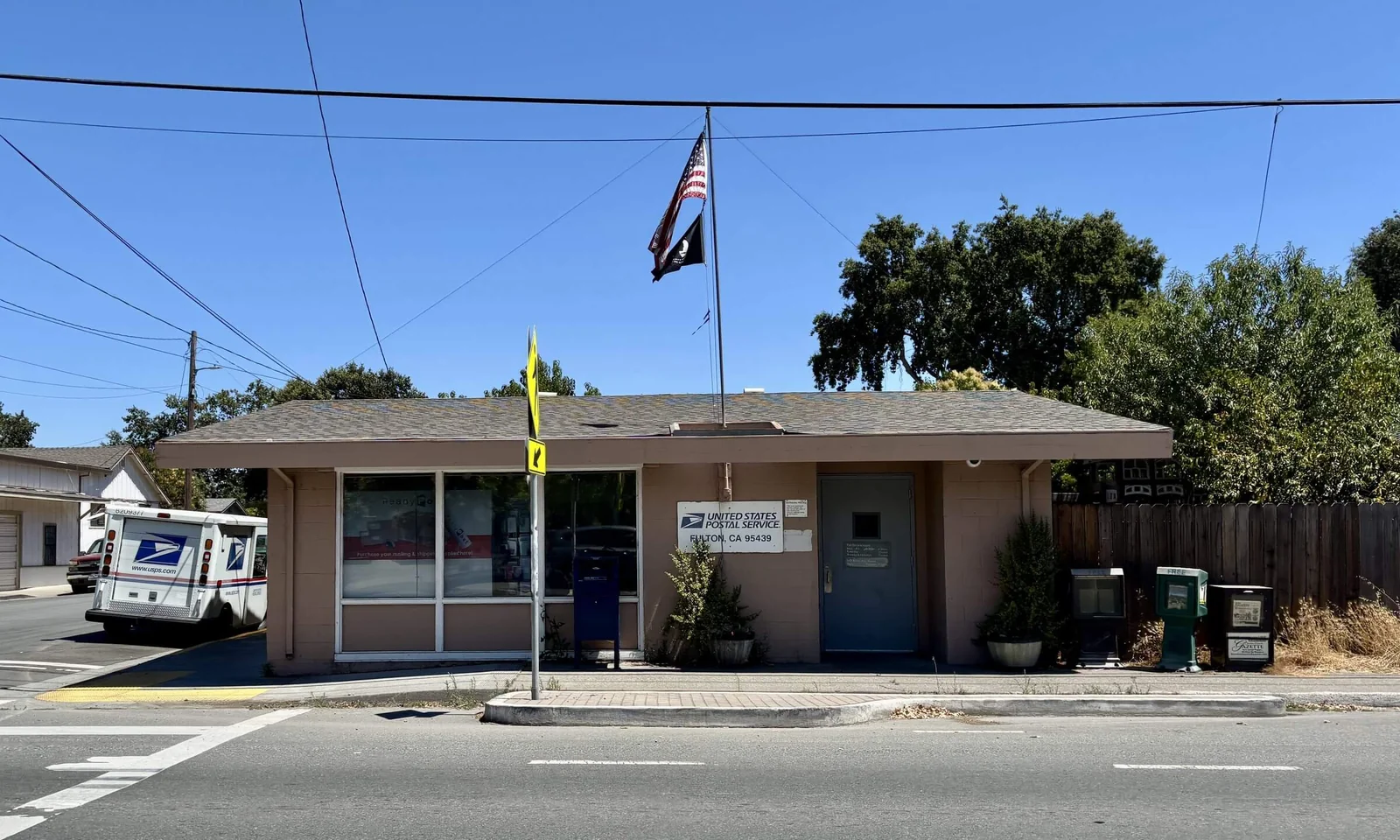 The United States Post Office in Fulton, Sonoma County