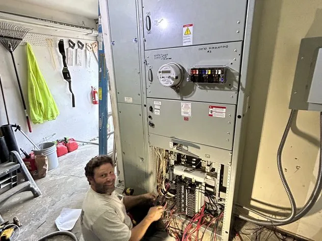 Commercial switchgear wiring